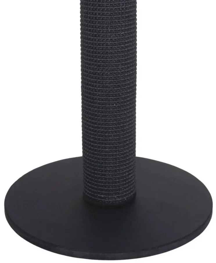 Kratzbaum Bodenpodest Ø 50 cm schwarz