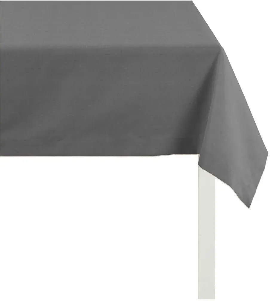 Tischdecke 4362 Rips UNI 45 x 135 cm Grau