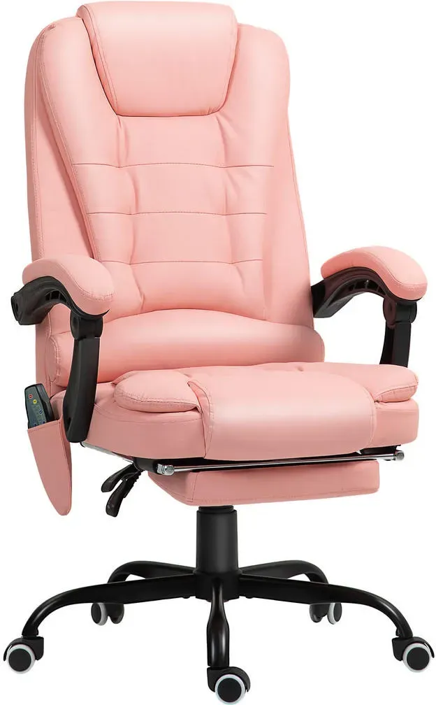 Chefsessel Kunstleder Rosa