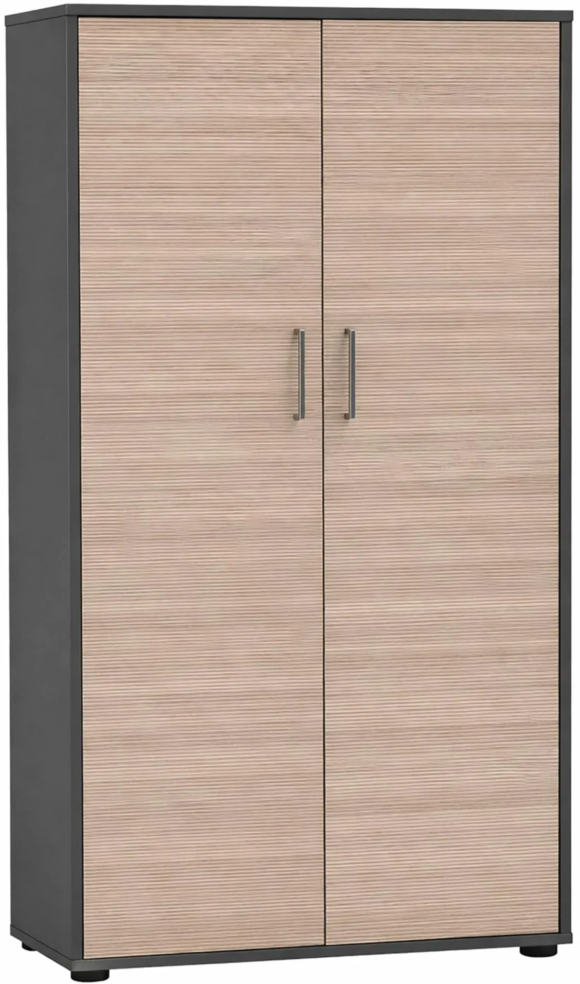 Metz Aktenschrank 80,1 x 38,2 x 150 cm silber