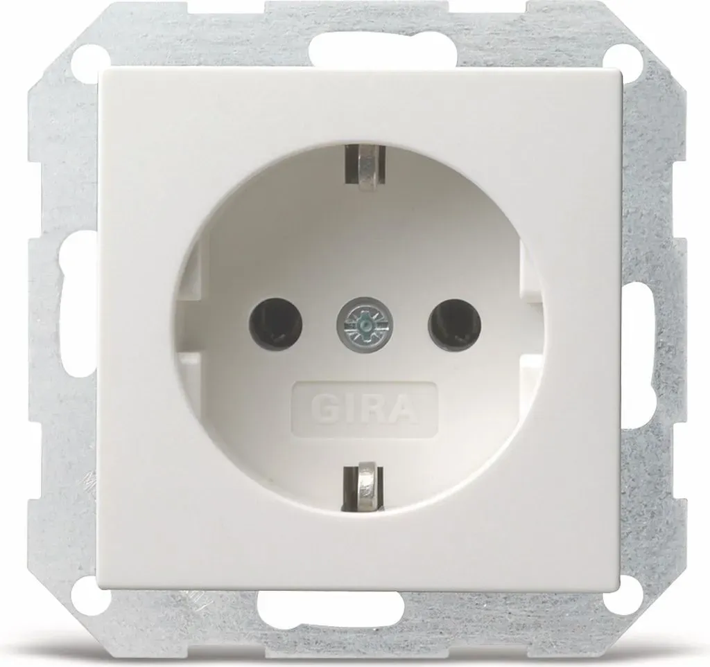 Steckdose 16 A 250 V AC Weiß 1 St.