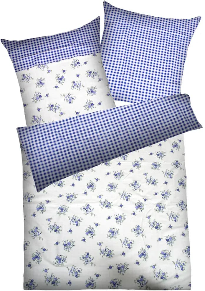 Vera blau 155 x 220 cm + 80 x 80 cm