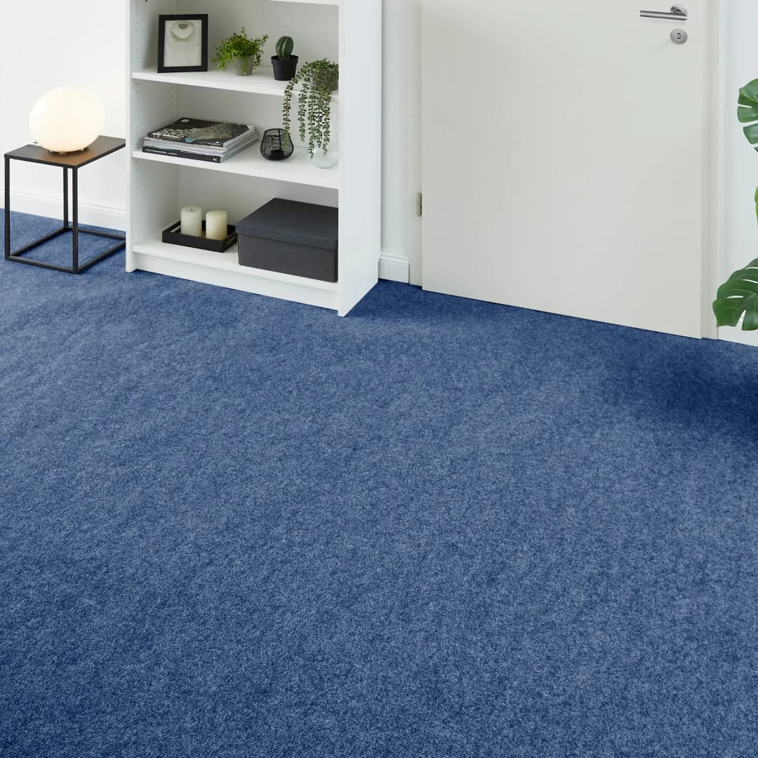 Milo Teppichboden 200 x 400 cm Blau