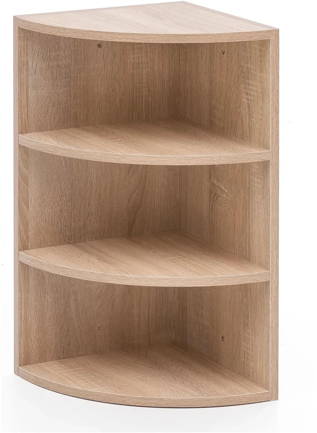 Eckregal 30 x 60 x 30 cm Braun