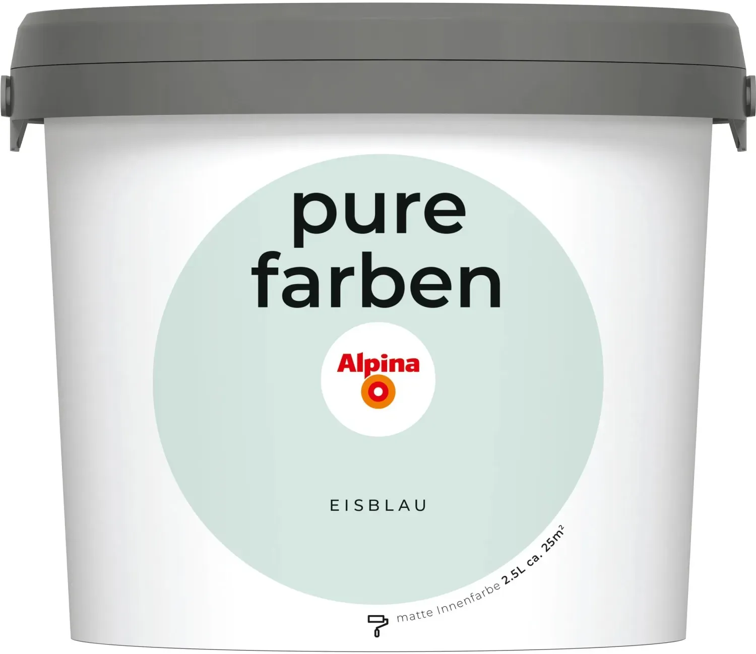 Wandfarbe Eisblau 2,5 l