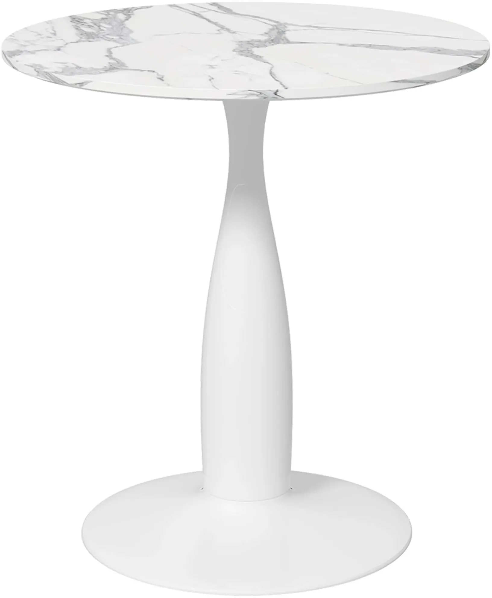 Esszimmertisch 70 x 74 x 70 cm weiß