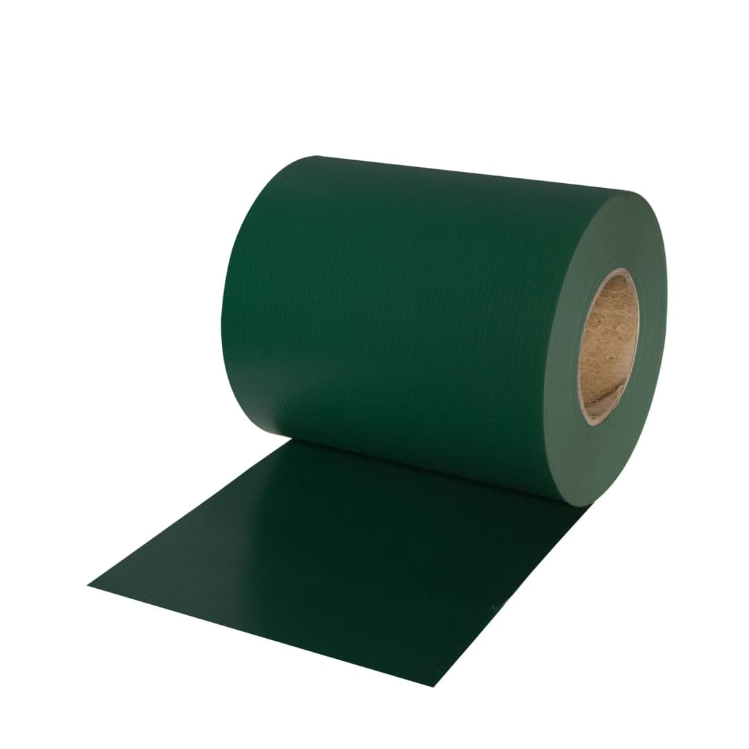 PVC Sichtschutzstreifen | inkl. 25 Befestigungsclips, 19 cm x 40 m, grün | JAROLIFT