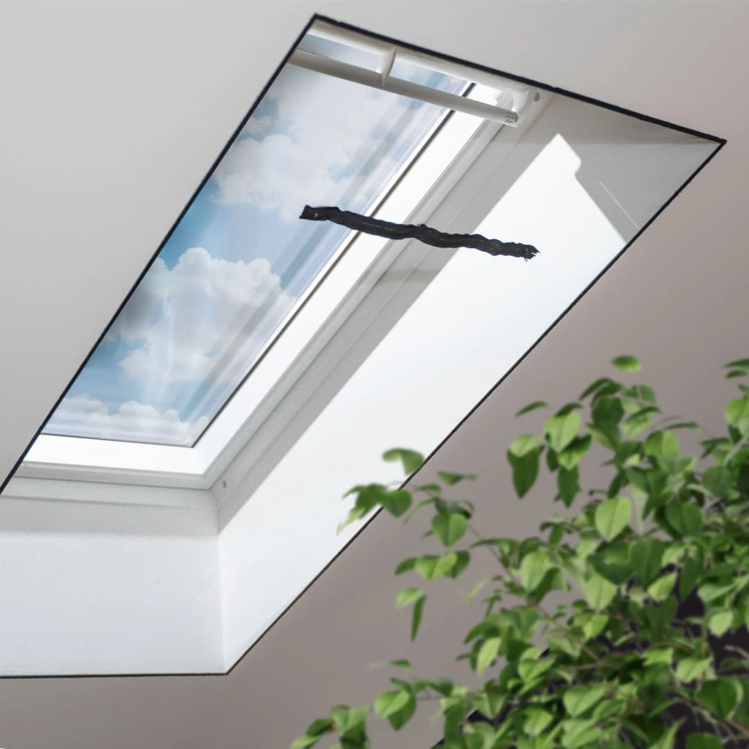 Fliegengitter Dachfenster 130 x 150cm, schwarz - 5er Pack - JAROLIFT