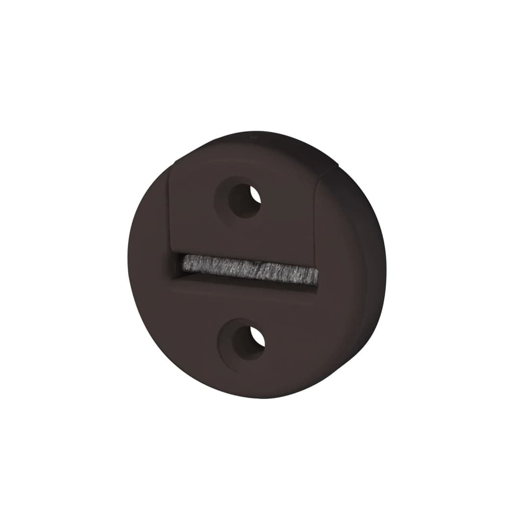 Rollladen Gurtführung rund mit Bürsteneinsatz f. 23mm Gurt, braun (170002) | JAROLIFT