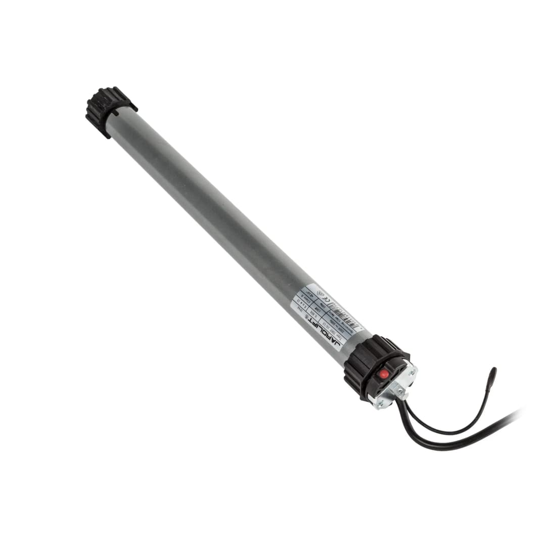 JAROLIFT Elektronischer Funk-Rollladenmotor TDEF 10/13 m. 40mm Wellenadapter, 1 Stern- u. Klicklager