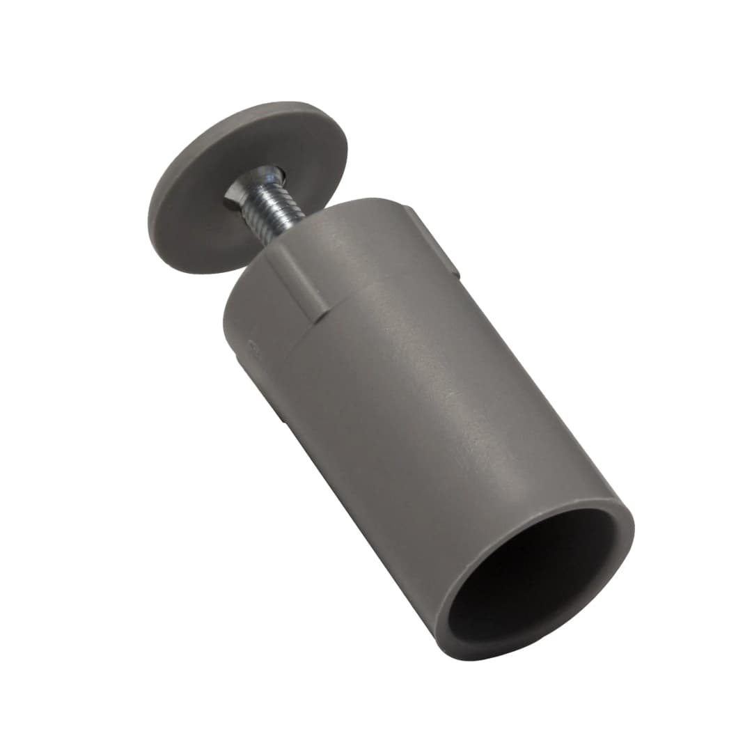 Anschlagstopper 40 mm für Rollladenendleiste | grau | JAROLIFT