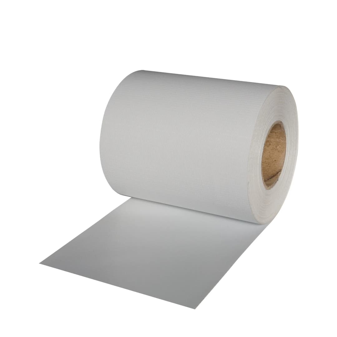 PVC Sichtschutzstreifen | inkl. 25 Befestigungsclips, 19 cm x 40 m, weiß | JAROLIFT