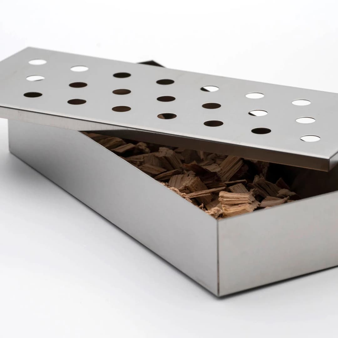 Räucherbox | viereckig, Edelstahl