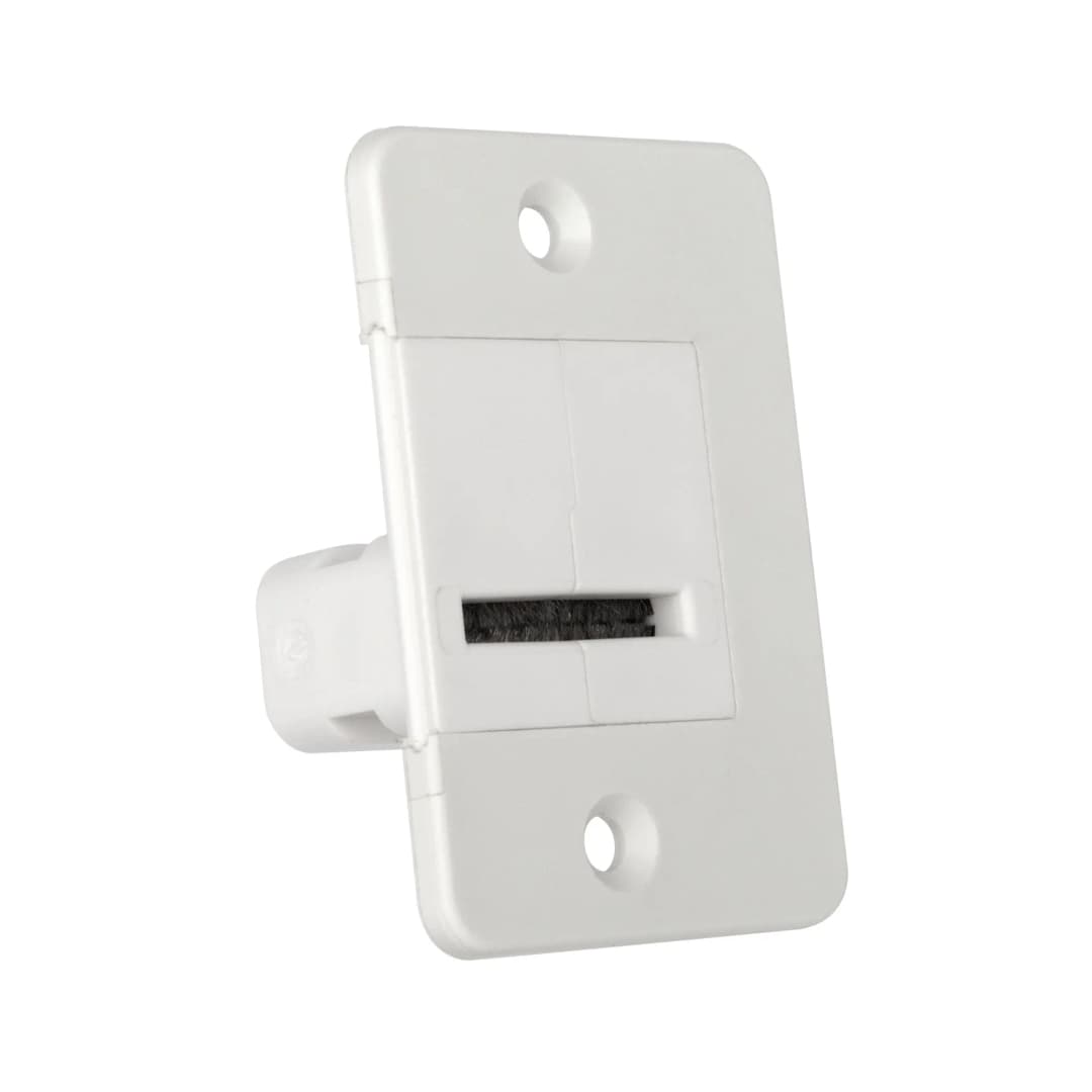 DiHa ESM Verschlussdeckel-Gurtführung f. 23mm Gurtband / gerade und 90° gedreht (14500), 1er Pack