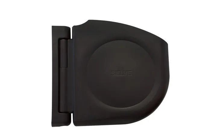 Selve Design Gurtwickler Aufputz m. Scharniersystem, braun / ohne Gurt