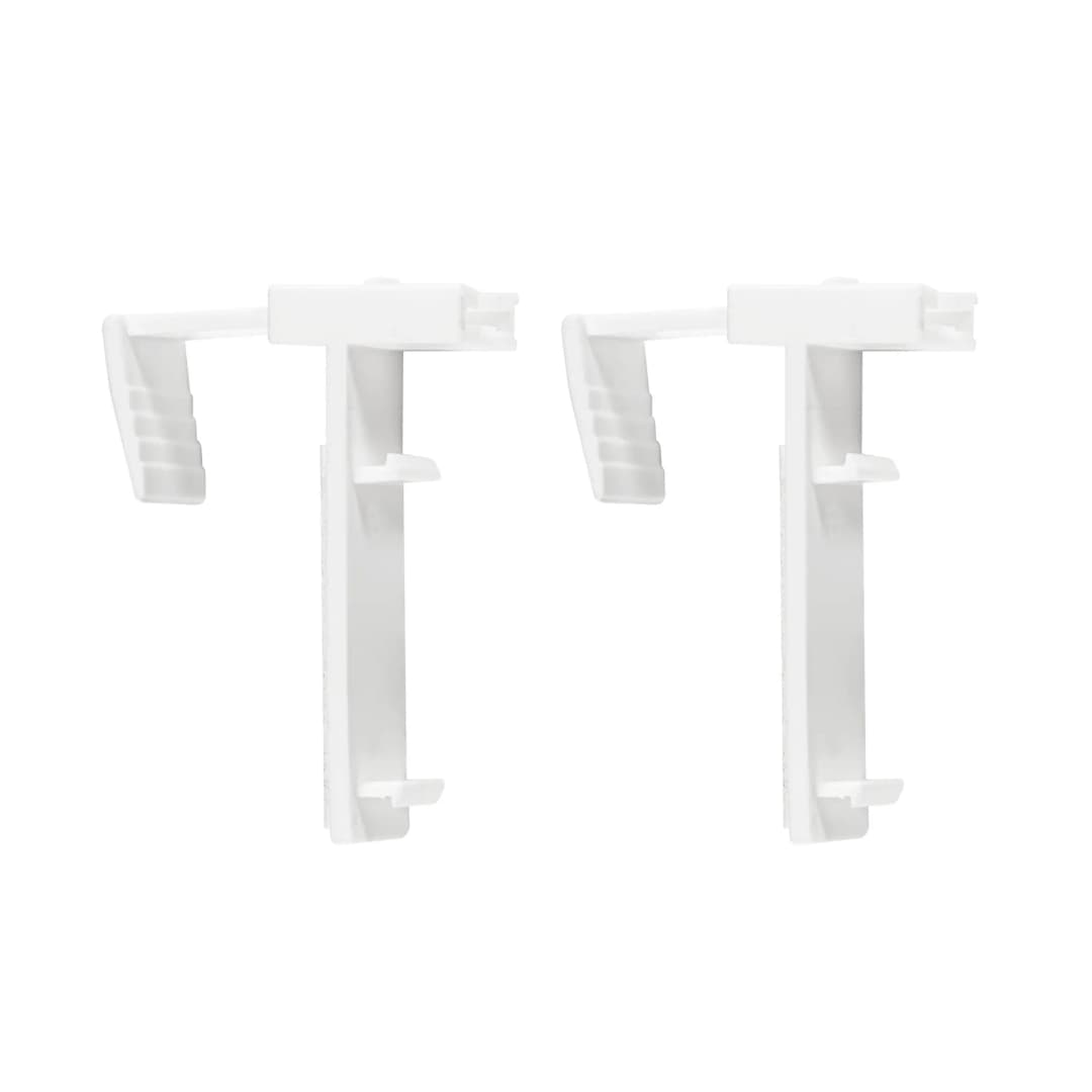 Klemmhalter für Verdunkelungsrollo / Thermorollo Tenebra, 5 - 15 mm Fensterflügel, 2er Set | VICTORIA M