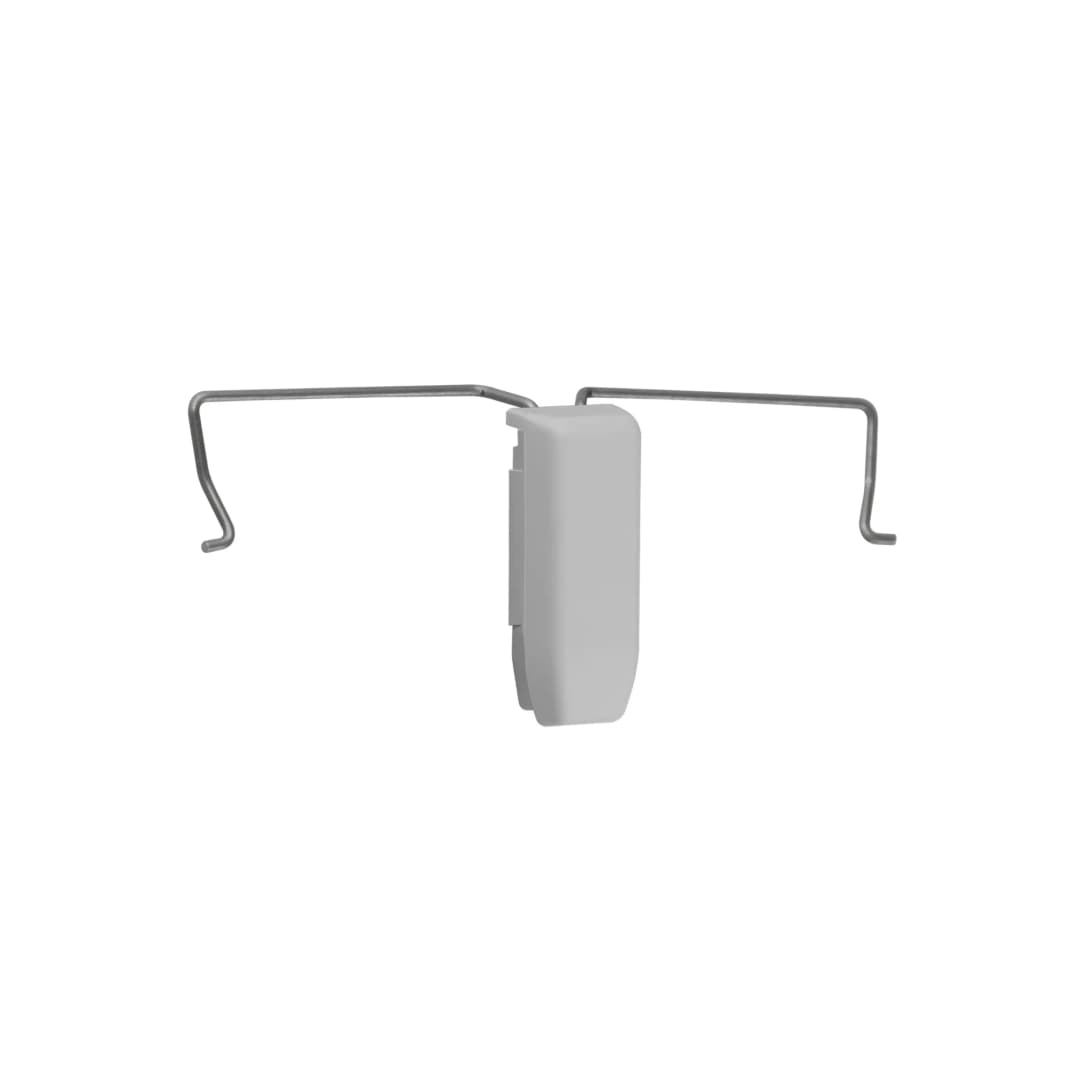 Klemmhalter Slim für Cosiflor / Delphos Plissees VS2 | 1 Stück, grau | Cosiflor Klemmträger
