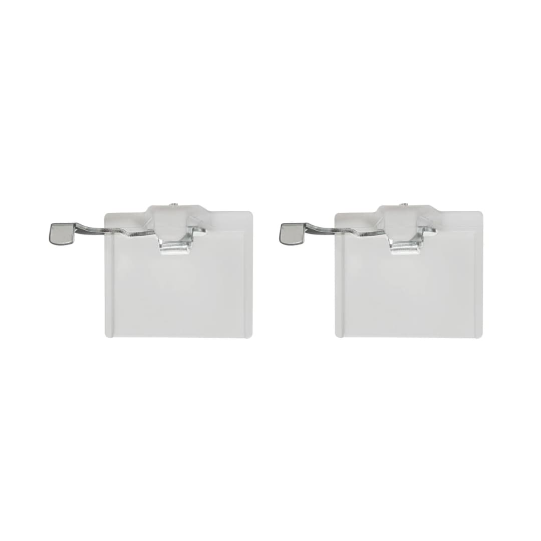 Klebehalter für 25mm Alu-Jalousien | 2 Stück, grau | VICTORIA M