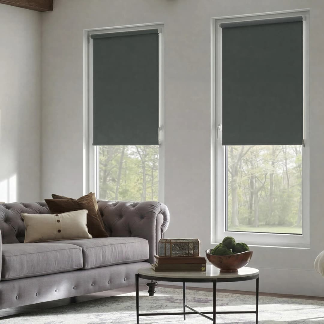 Verdunkelungsrollo Tenebra | 120x220 cm, grau | VICTORIA M Rollo verdunkelnd, Verdunklungsrollo