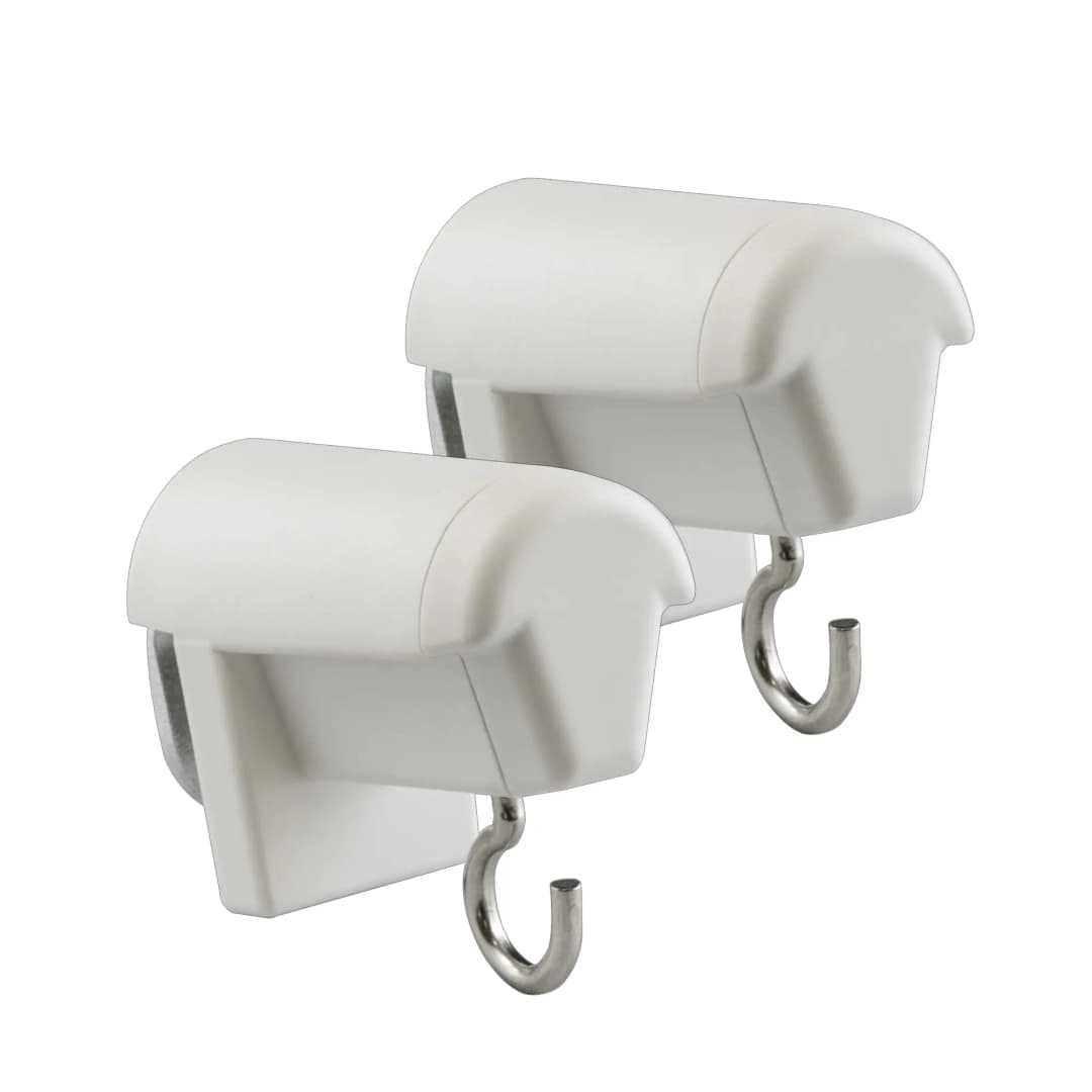 Klemmhalter Hakenfix 2er SET - weiss - VICTORIA M