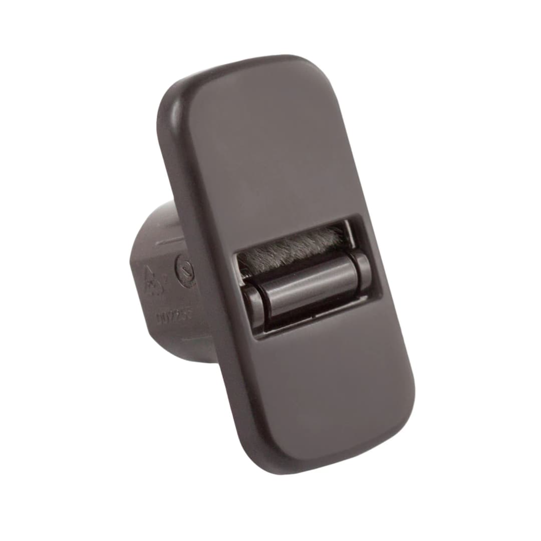 JAROLIFT Mini Rollladen-Gurtleitrolle mit Bürstendichtung, braun (erfüllt EnEV-Anforderung)