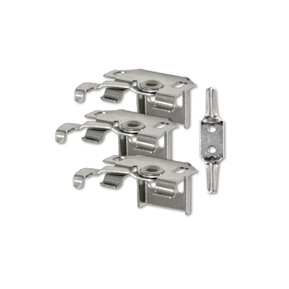 VICTORIA M Aluminium Jalousie Ersatzteil-Set 2 (3 Universalhalter inkl. Kindersicherung)