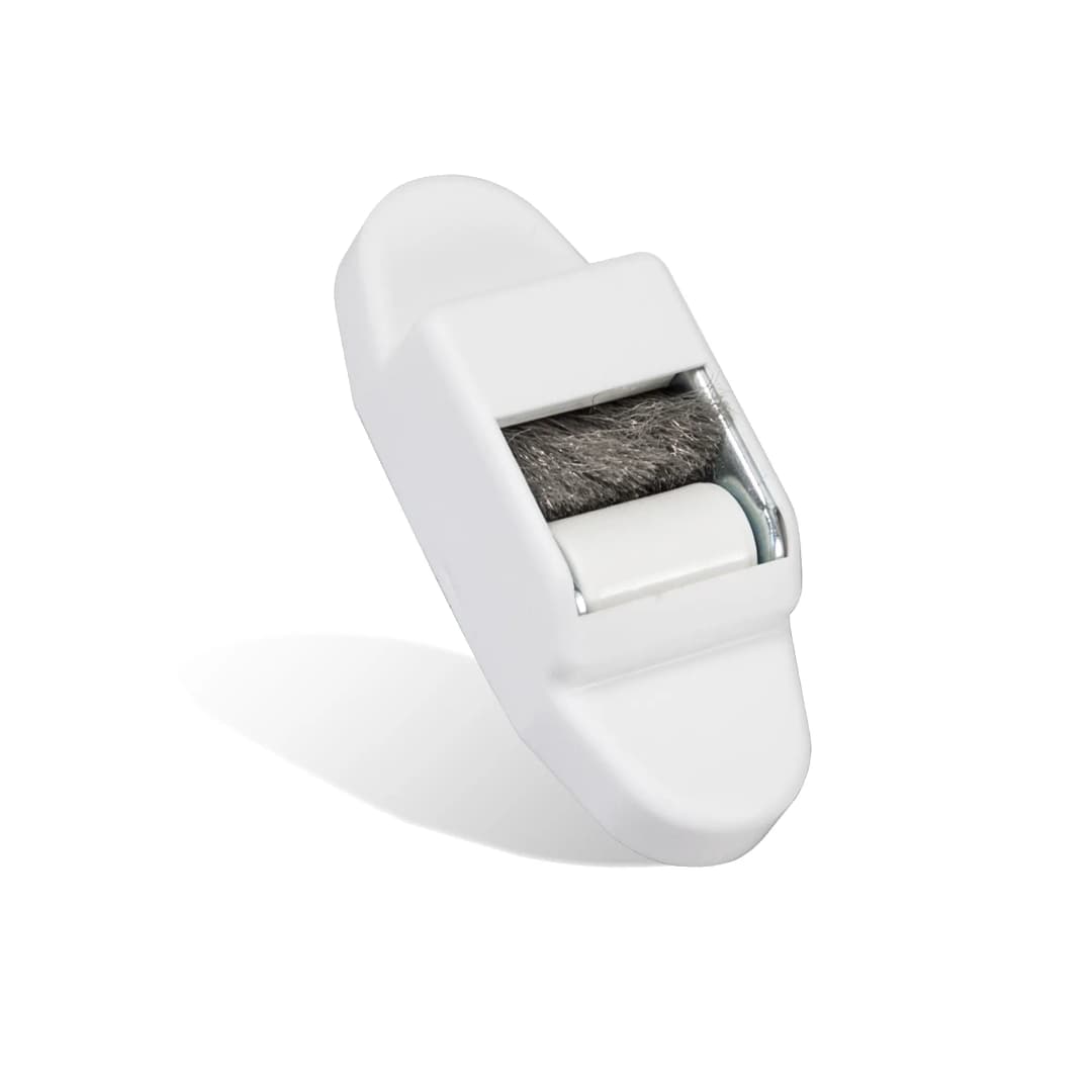 JAROLIFT Mini Rollladen-Gurtleitrolle in weiss inkl. Bürstendichtung