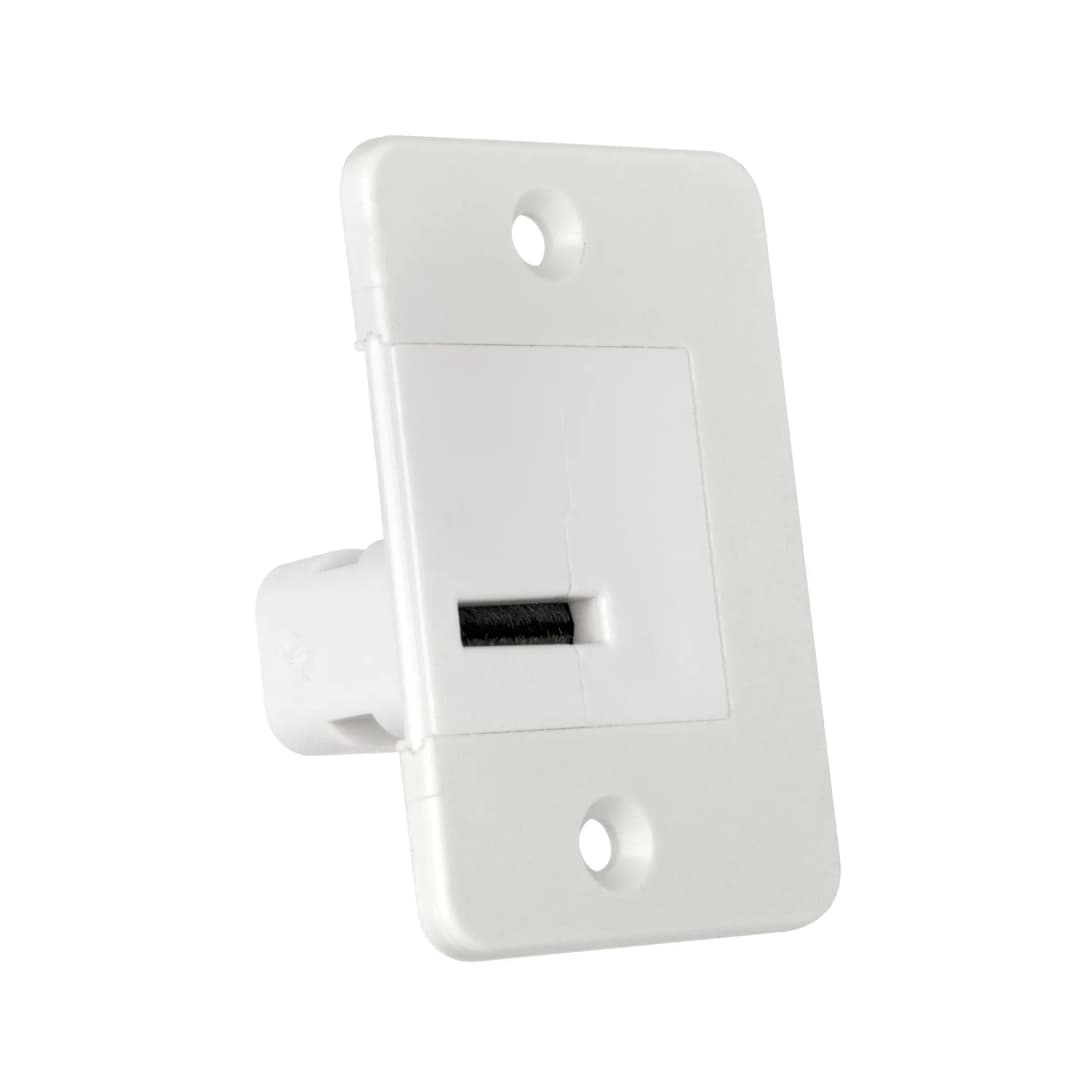 DiHa ESM Verschlussdeckel-Gurtführung f. 14mm Gurtband / gerade und 90° gedreht (14100), 1er Pack