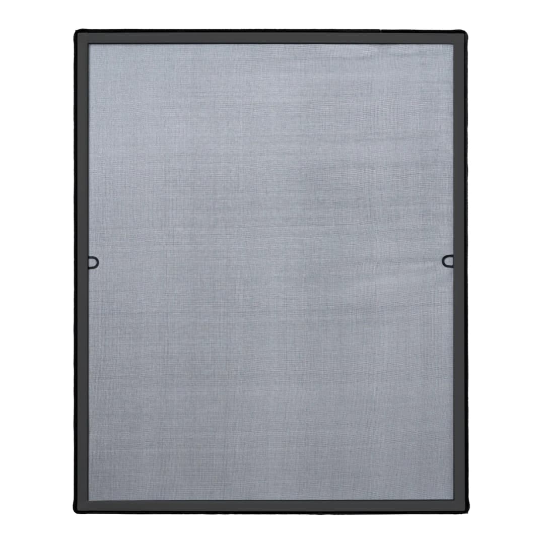 JAROLIFT Insektenschutz-Spannrahmen BrushLine 2000 für Fenster | 130 x 150 cm, anthrazit
