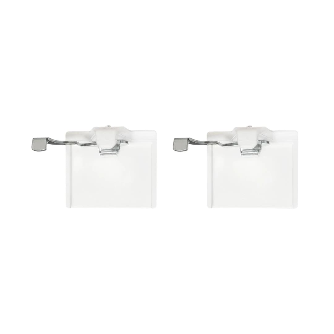 Klebehalter für 25mm Alu-Jalousien | 2 Stück, weiß | VICTORIA M