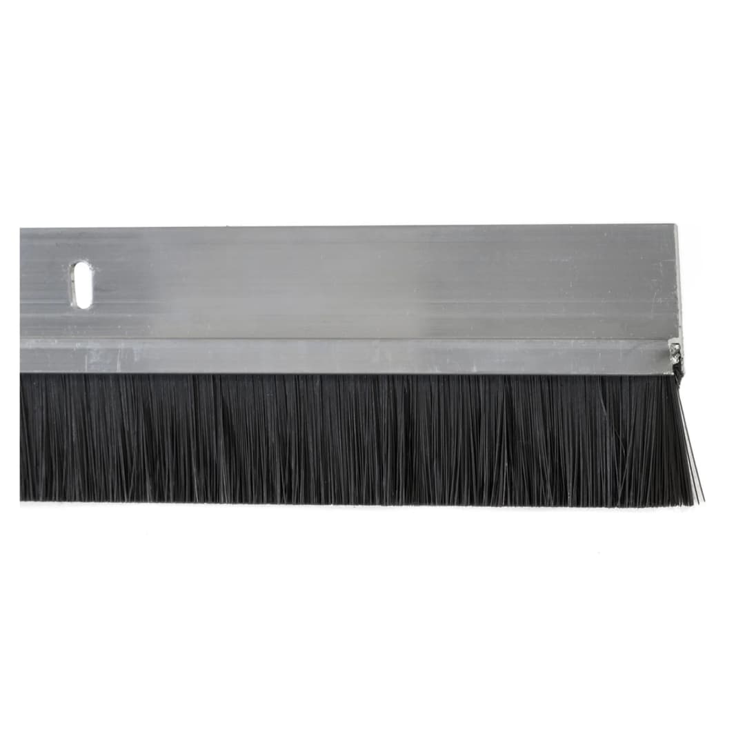 DiHa RoKa Bürstendichtung | Außen mit Aluschiene 1000 x 23 mm für Rollladenkasten