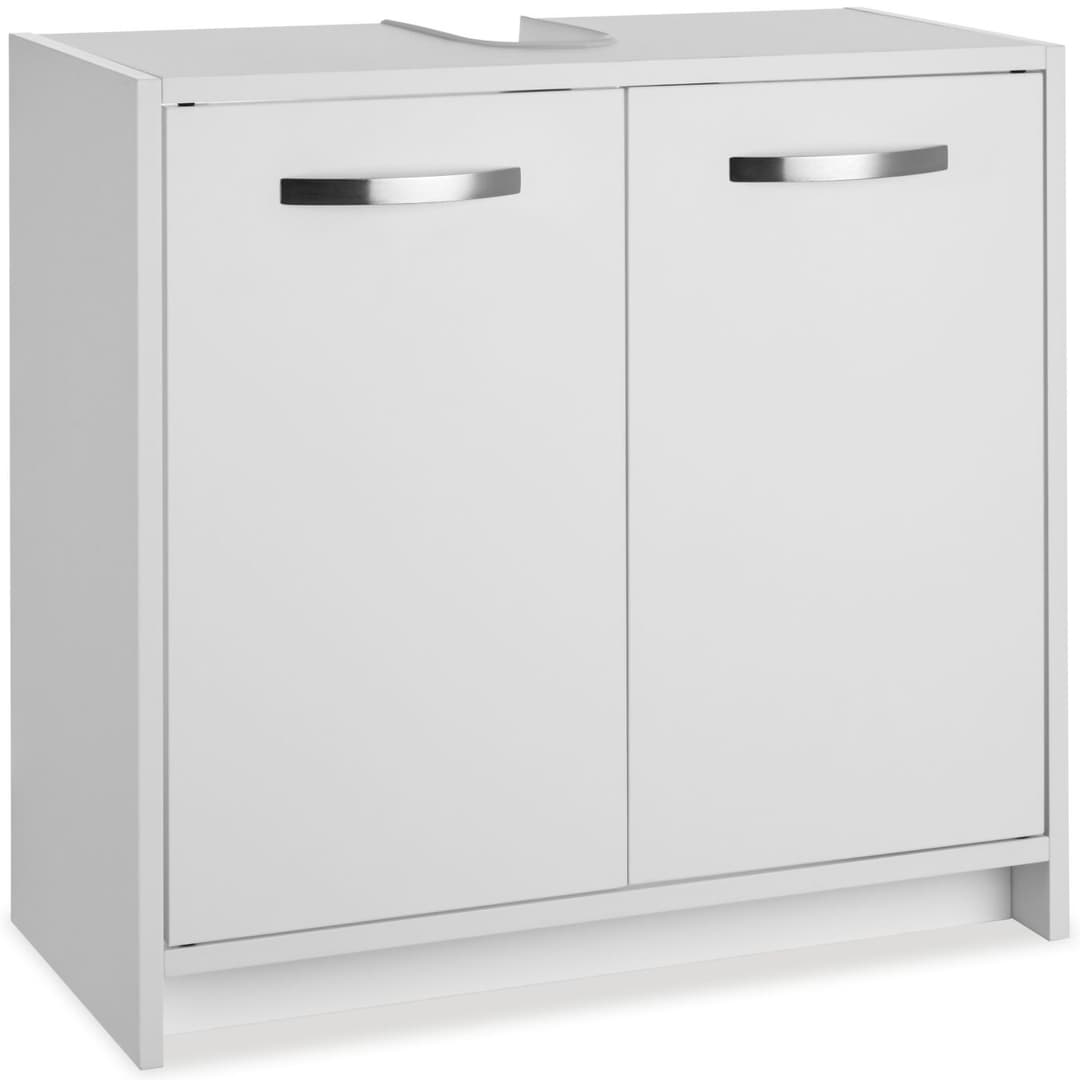 Waschbeckenunterschrank Katalina, geräumig, Belastbarkeit 20 kg - weiß