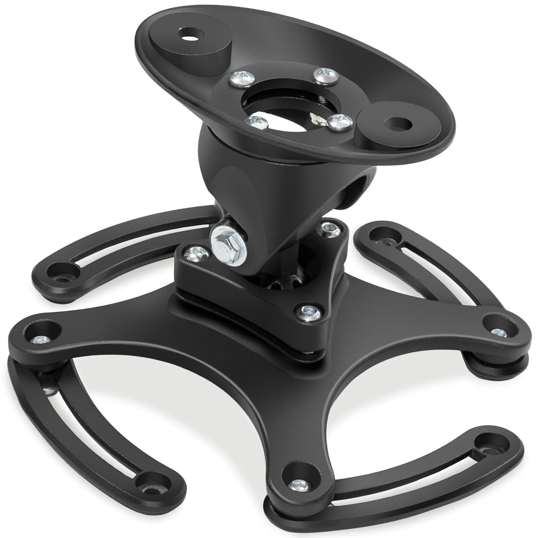 Universal Beamer Deckenhalterung Aluminium Kugelgelenk - schwarz