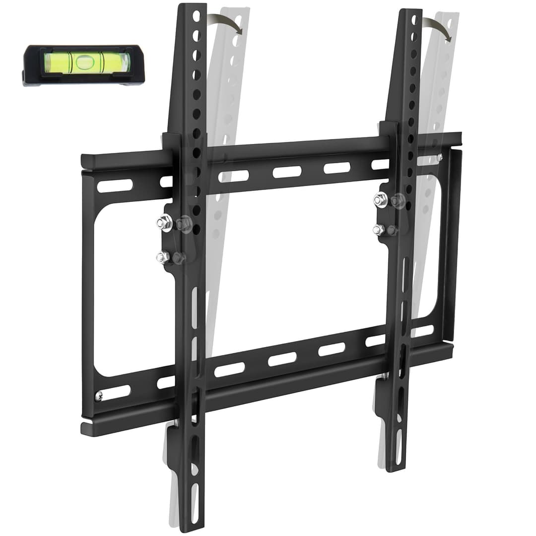 TV Wandhalterung neigbar für 26" (66cm) - 75" (191cm), VESA max.: 400x400, bis 100kg - schwarz