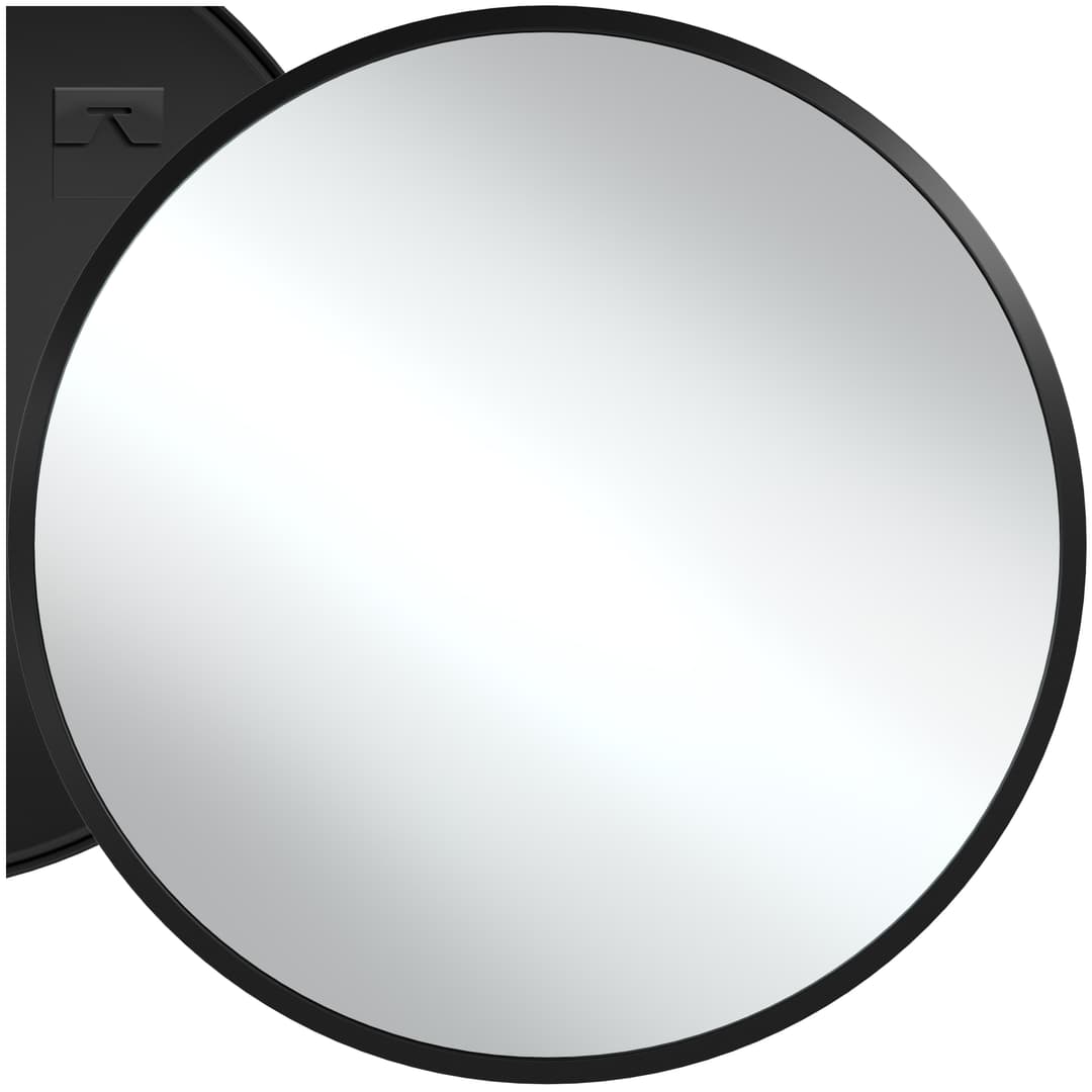 Runder Wandspiegel Fiona mit Aluminiumrahmen - 50 cm