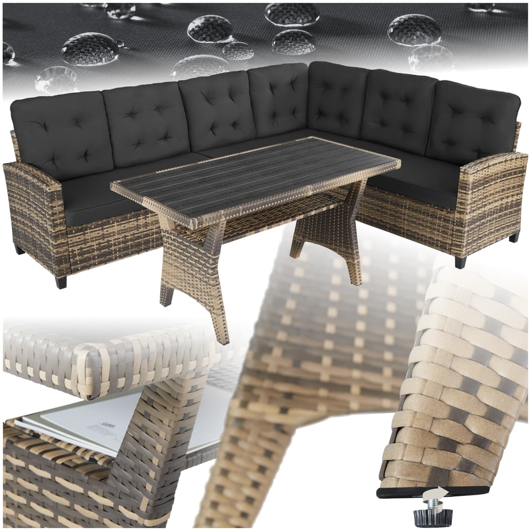Rattan Lounge Catania - natur
