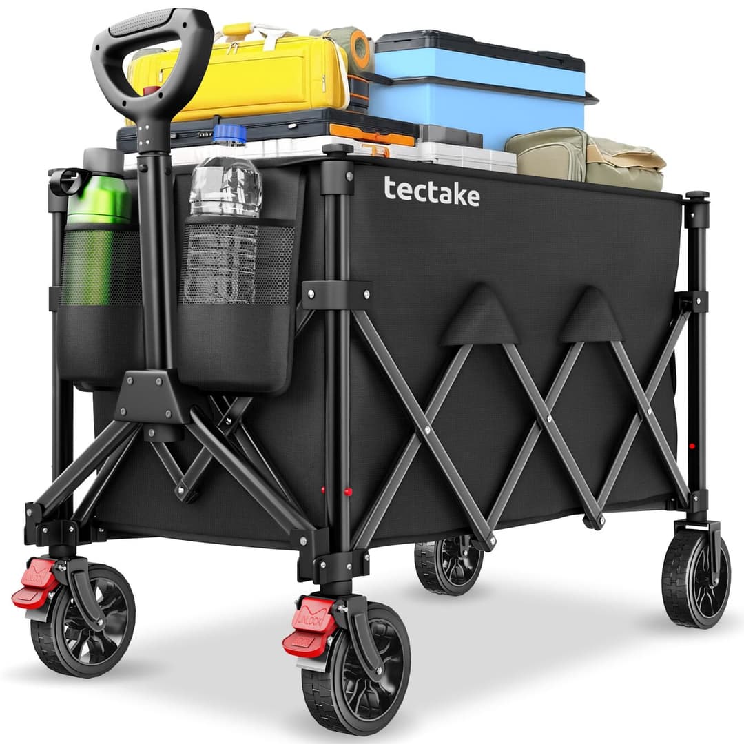 Bollerwagen RollRider faltbar, Teleskopgriff, Profilräder - 120 L