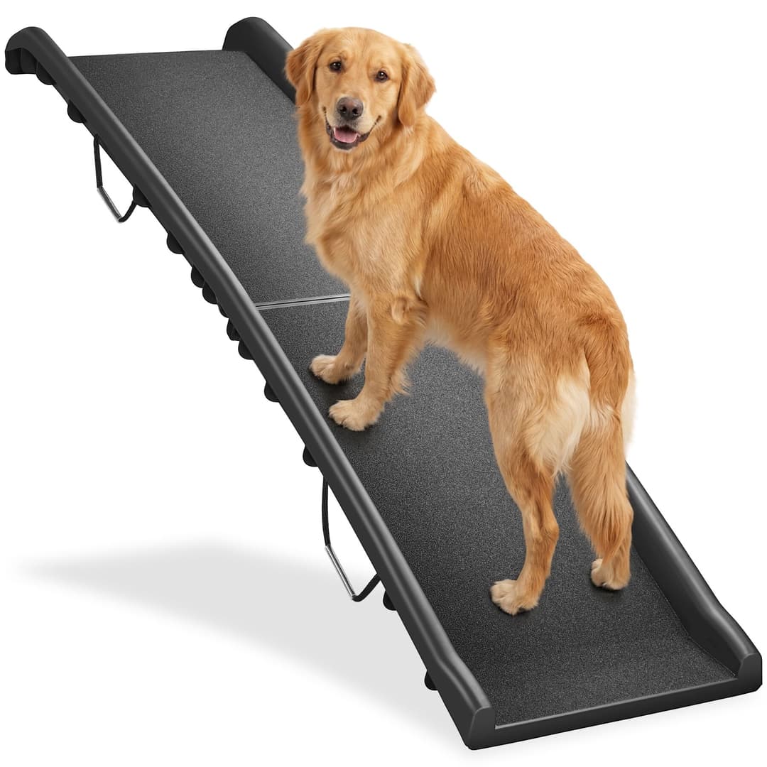 Hunderampe Paw Step Auto, klappbar und rutschfest, bis 90kg - schwarz