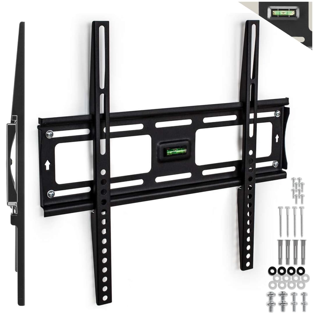 TV Wandhalterung starr für 26" (66cm) - 75" (191cm), VESA max.: 400x400, bis 100kg - schwarz