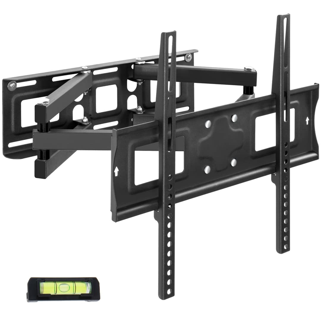 TV Wandhalterung individuell schwenkbar, neigbar für 26" (66cm) - 75" (191cm), VESA max.: 400x400, bis 100kg - schwarz