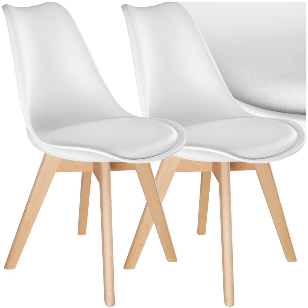 Esszimmerstühle Frederikke - weiß, 2er Set