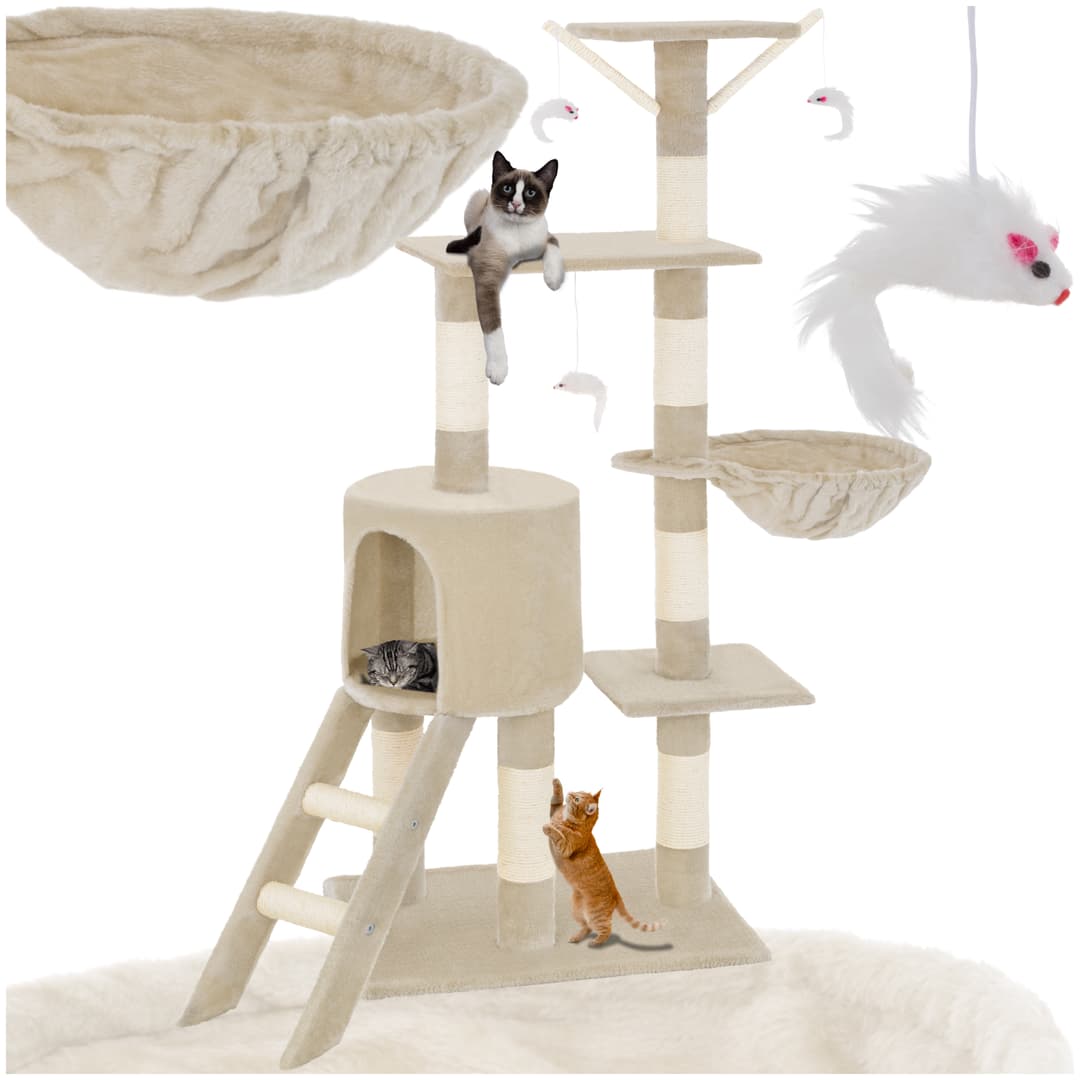 Kratzbaum Dominik 144cm - beige