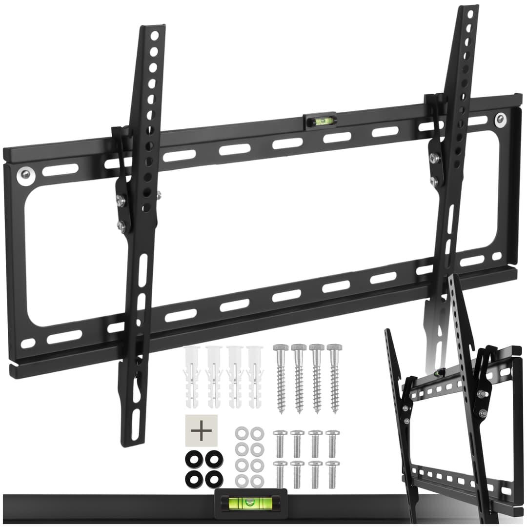 TV Wandhalterung neigbar für 32" (81cm) - 100" (254cm), VESA max.: 600x400, bis 70kg - schwarz