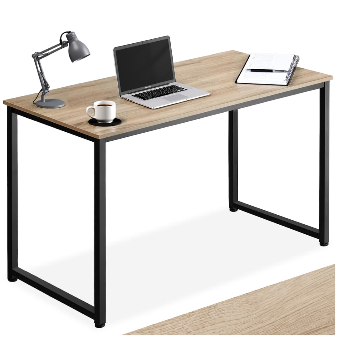 Schreibtisch Flint - Industrial Holz hell, Eiche Sonoma, 120 cm