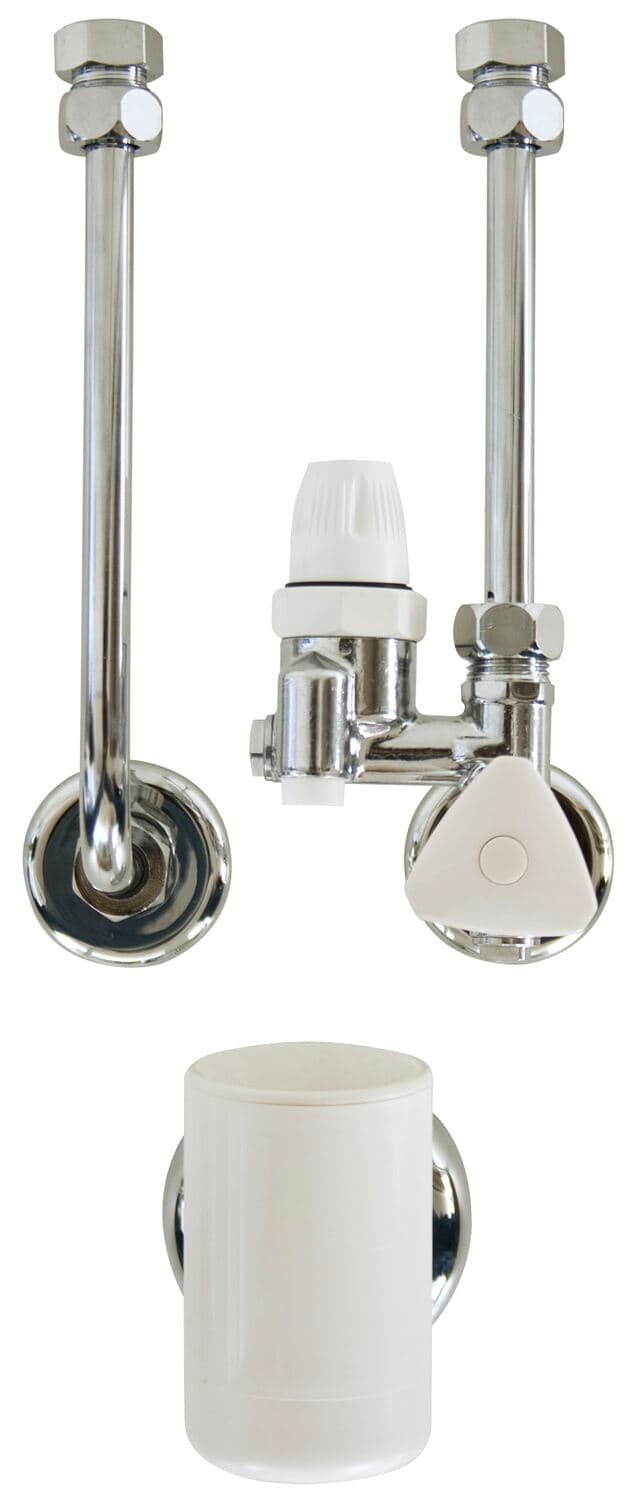 BWT Speicheranschlussgarnitur 1/2", Chrom für Mittenmontage