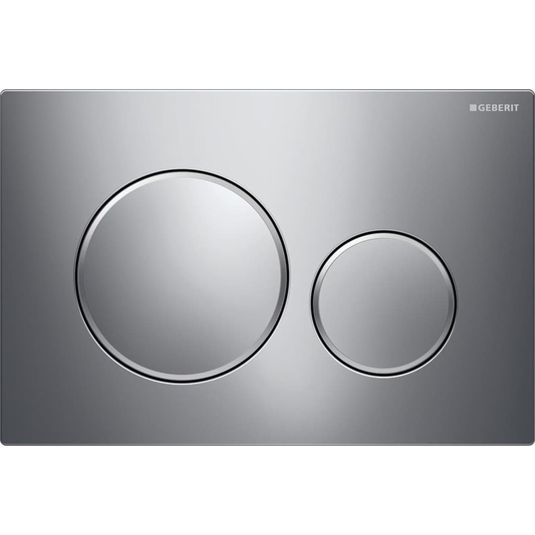 Geberit Sigma20 Drückerplatte – Zweifarbiges Chrom-Design