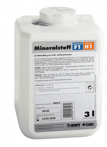 BWT Quantophos F1 – Mineral-Dosierwirkstoff 3 Liter