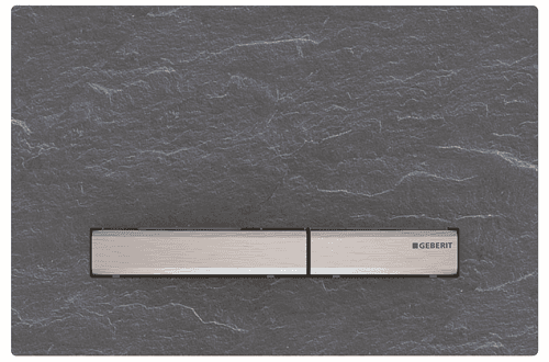Geberit Sigma50 Drückerplatte Mustang Schiefer – Echtstein-Oberfläche