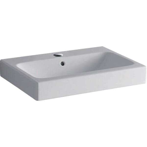 Aufsatzwaschtisch 60cm, m. Hahnloch u. Überlauf