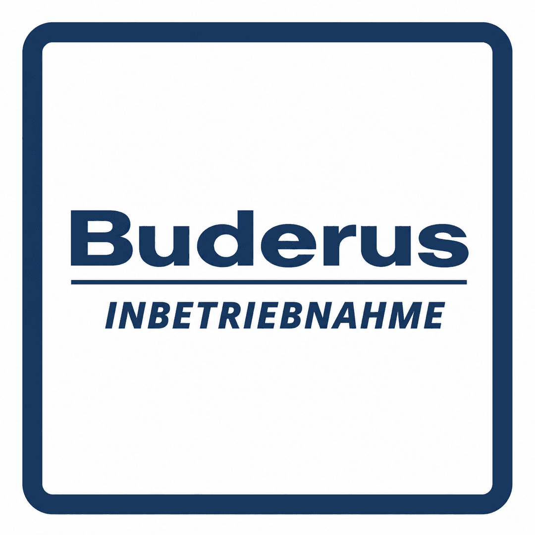 Buderus Inbetriebnahme Gaskessel Brennwert bis 100 kW